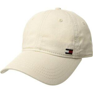 Tommy Hilfiger Mens Cotton Baseball Cap Adjustable Strap Classic Dad Hat